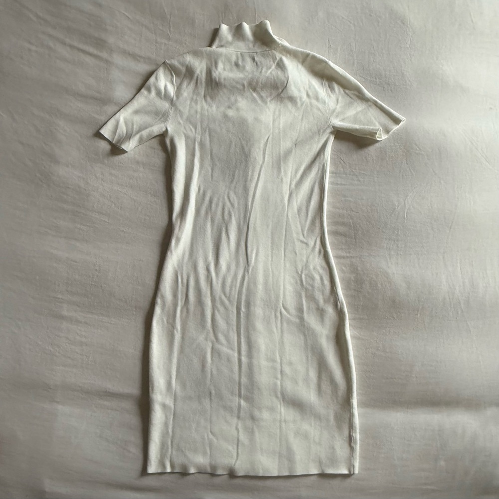 Aritzia Cece Cream Button-Up Collared Dress 2XS - Picture 4 of 7